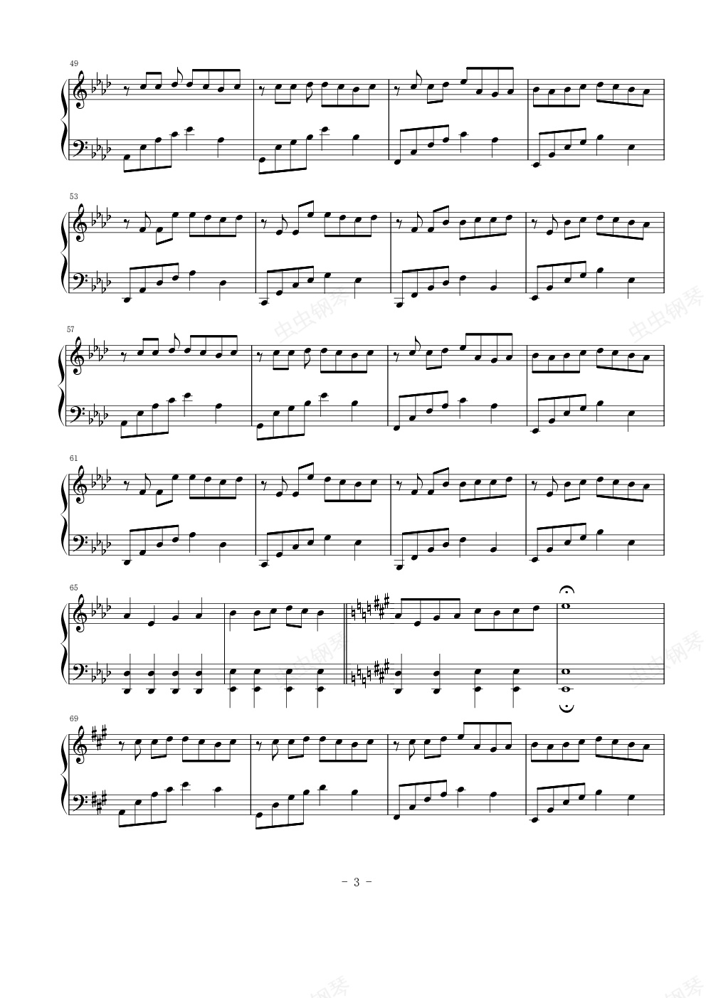 我以为,我以为钢琴谱,我以为-钢琴谱,我以为钢琴谱大全,虫虫钢琴谱