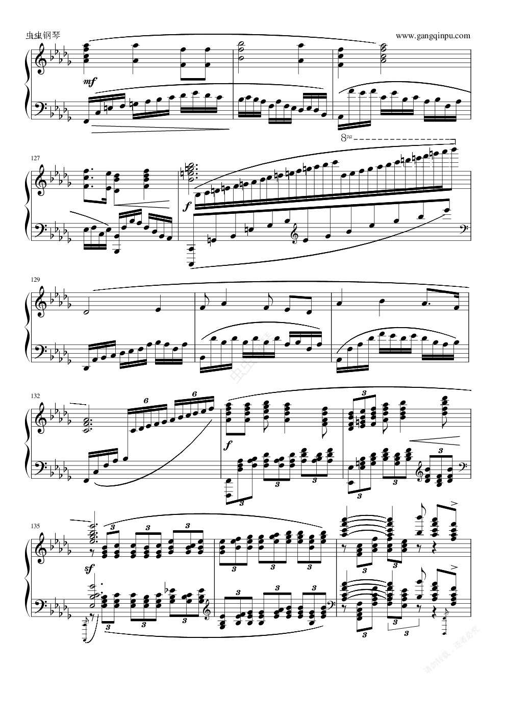 黄河愤(独奏版),黄河愤(独奏版)钢琴谱,黄河愤(独奏版)-钢琴谱,黄河 