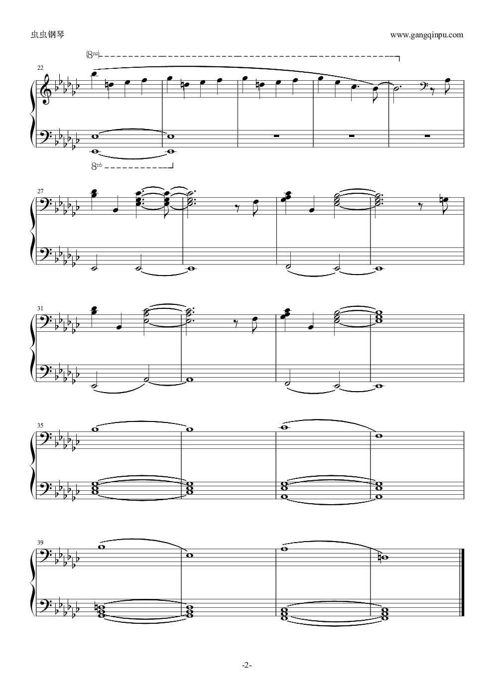 【ib / 恐怖美术馆】dining room钢琴谱-二夜祭-虫虫乐谱