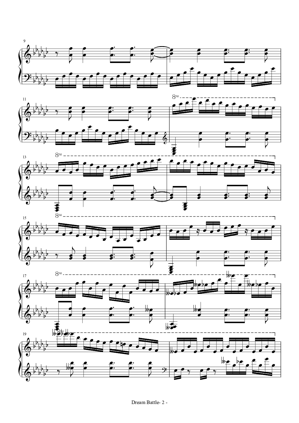 【东方】【完美独奏版】少女绮想曲~Dream Battle