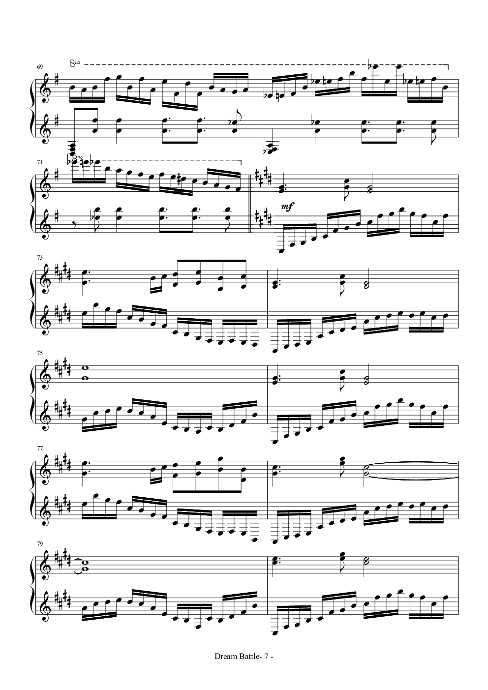 【东方】【完美独奏版】少女绮想曲~Dream Battle