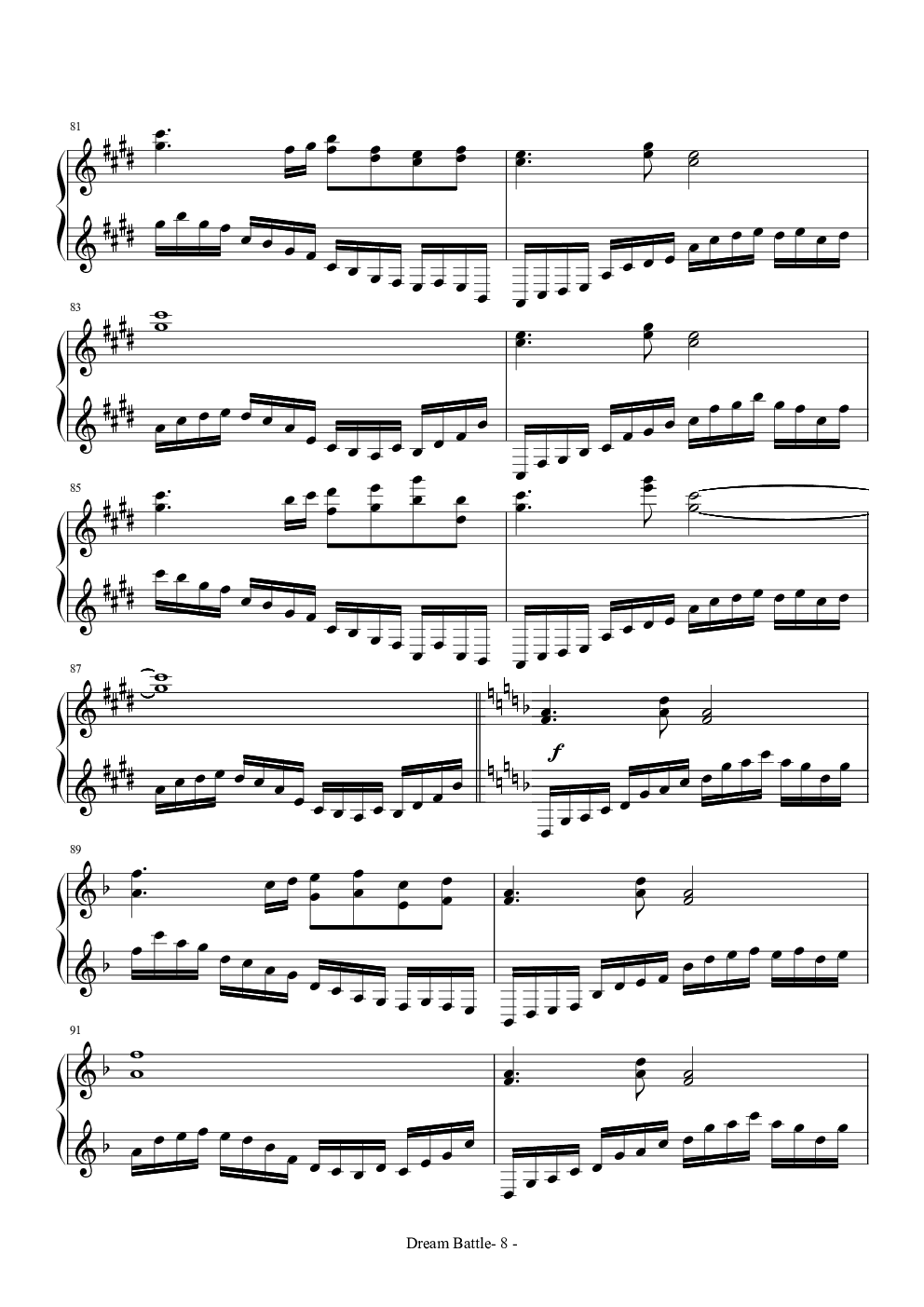 【东方】【完美独奏版】少女绮想曲~Dream Battle