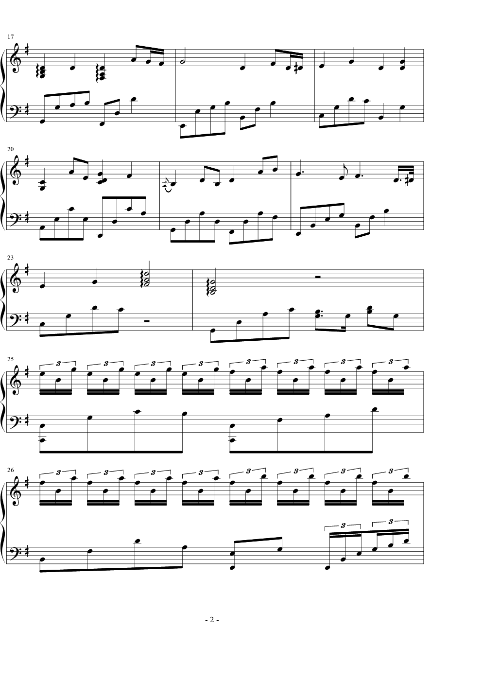 奉献（钢琴伴奏版）