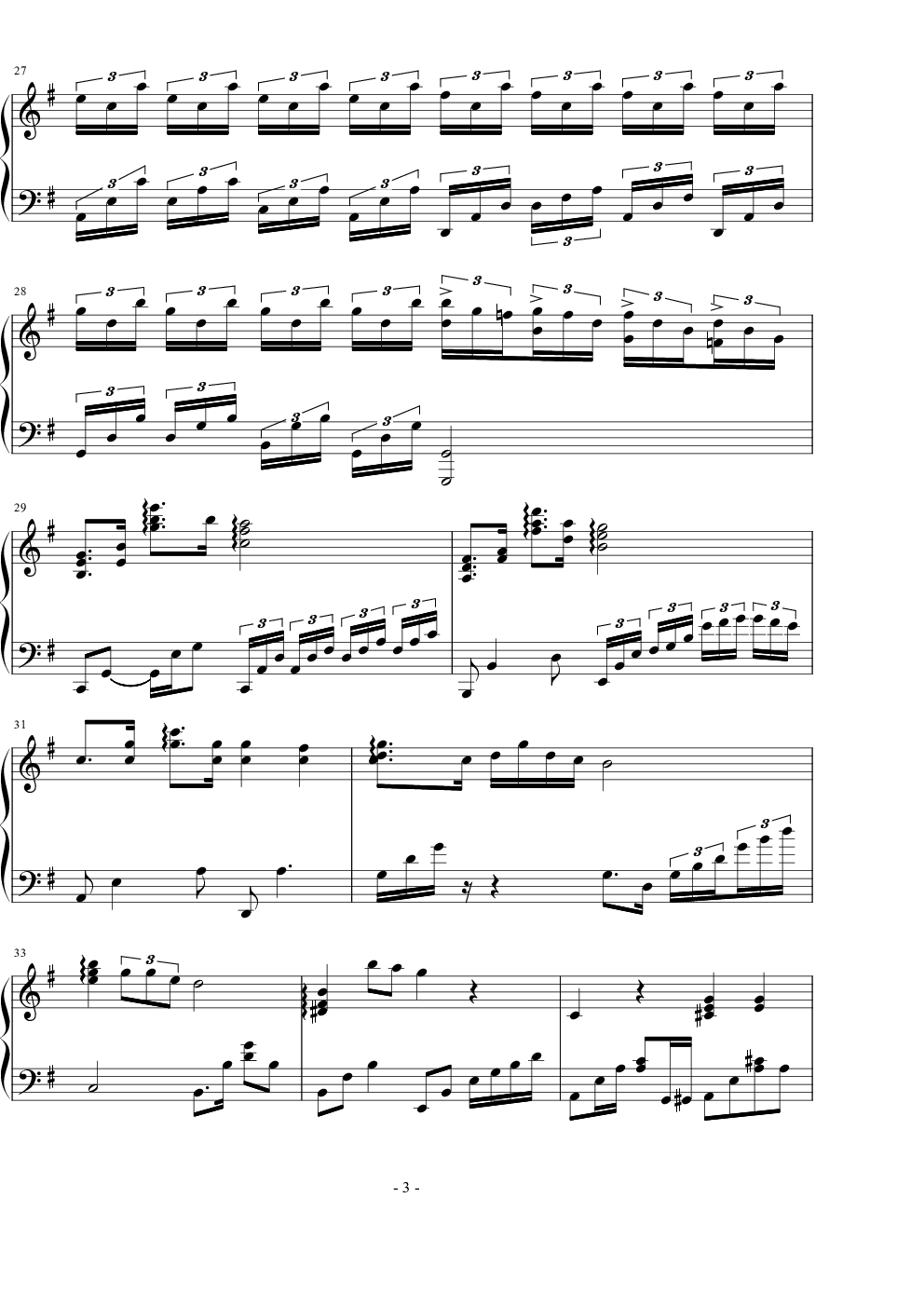 奉献（钢琴伴奏版）