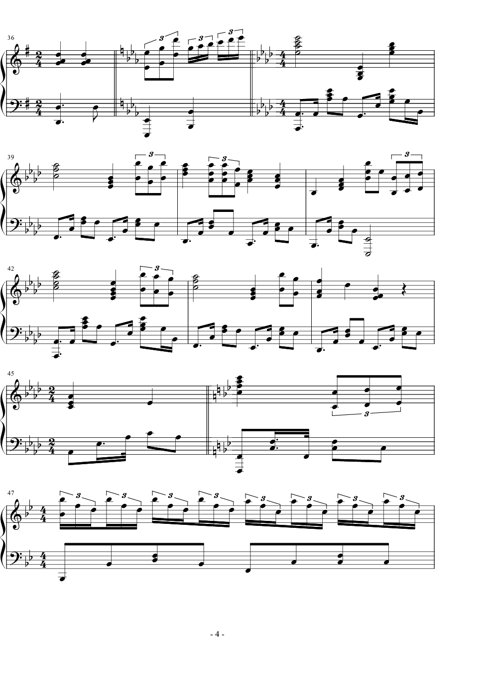 奉献（钢琴伴奏版）