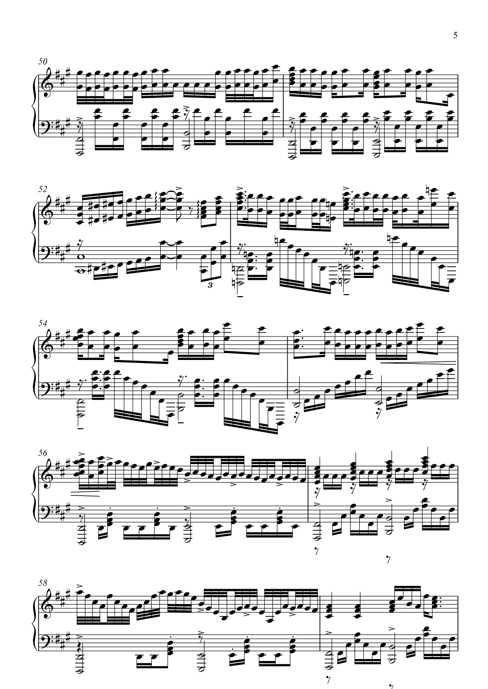 家有女友op カワキヲアメク 钢琴改编完整版钢琴谱-瑞龙吟-虫虫乐谱