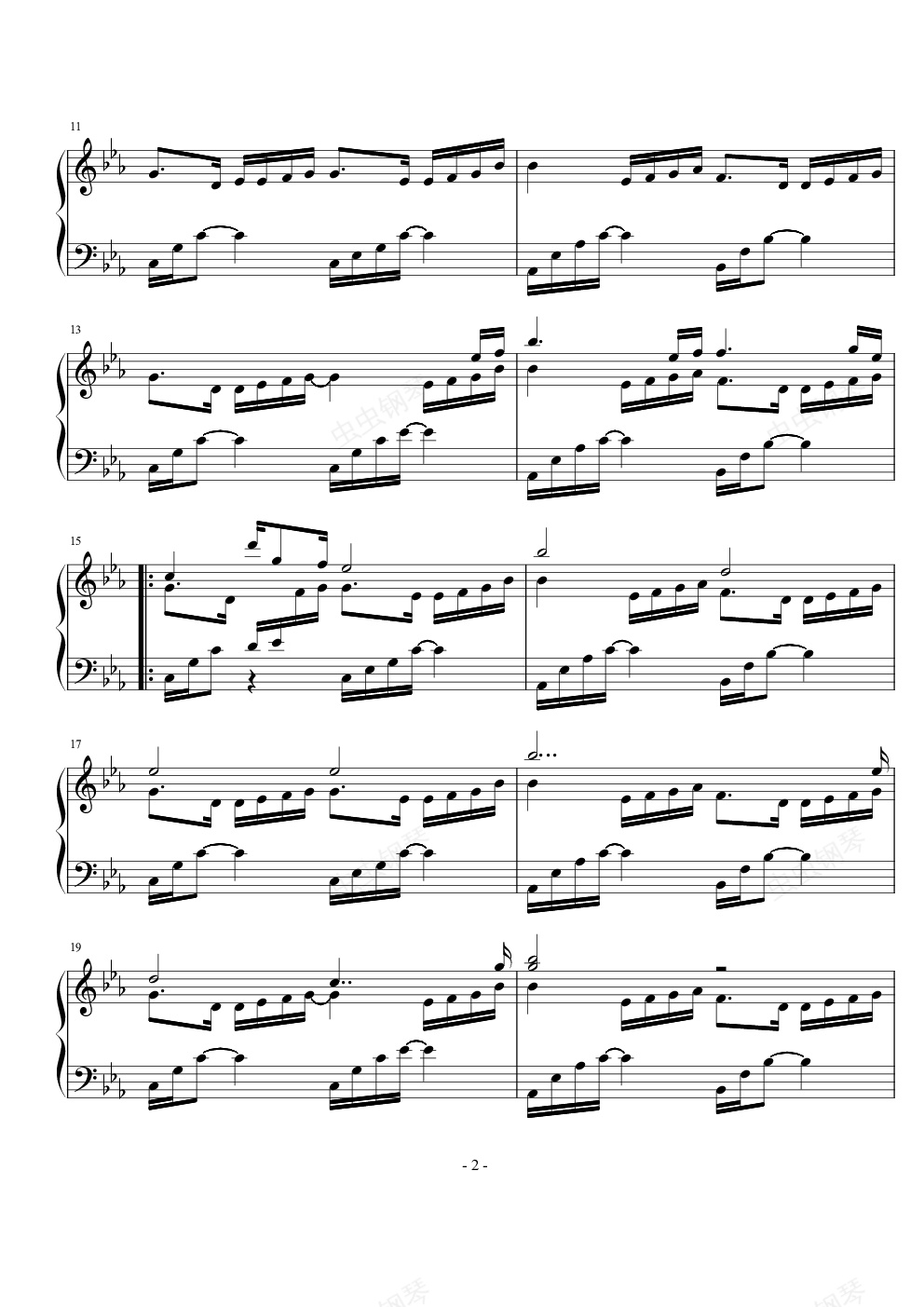 失去才懂 纯音乐,失去才懂 纯音乐钢琴谱,失去才懂 纯音乐eb调钢琴谱