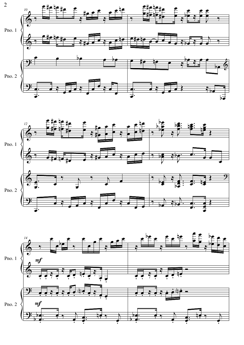 超级马里奥四手连弹