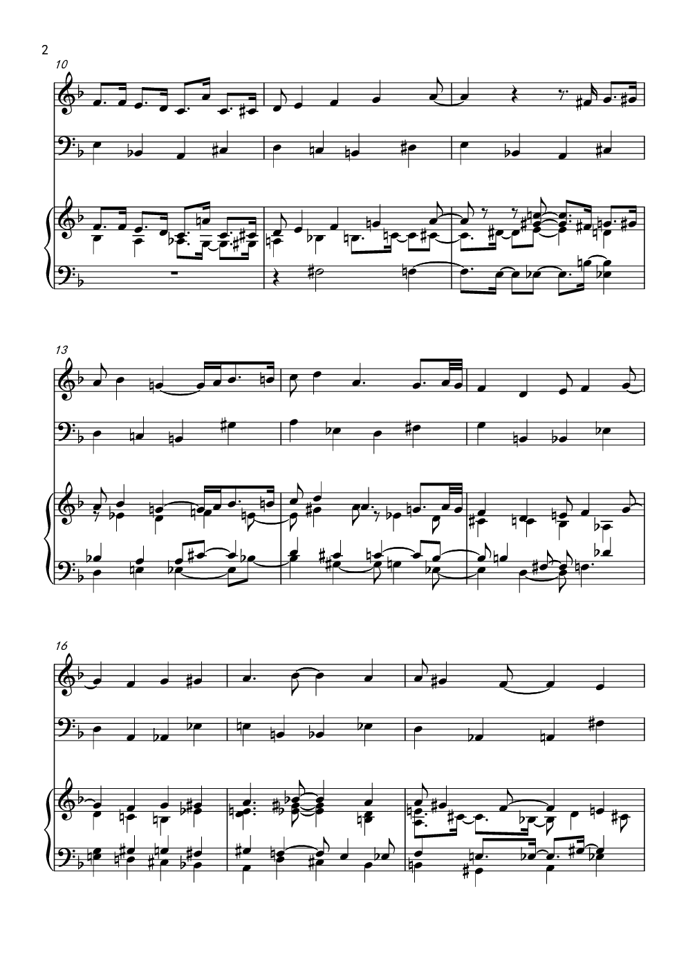 贝多芬遇上憨豆先生钢琴谱-榕剑-虫虫乐谱