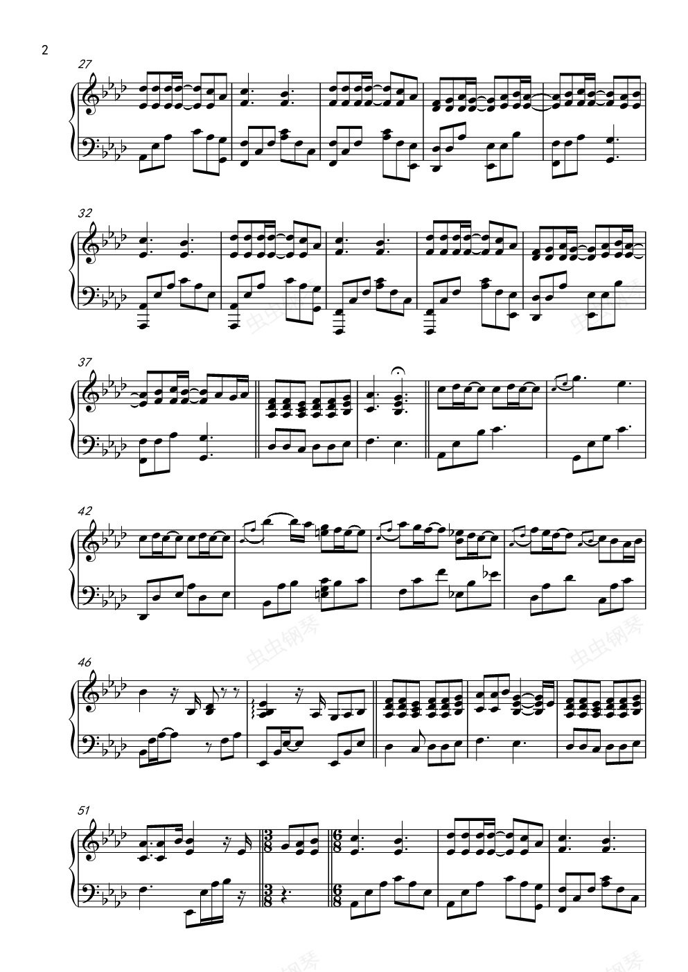 finally钢琴谱-subtractor-虫虫钢琴