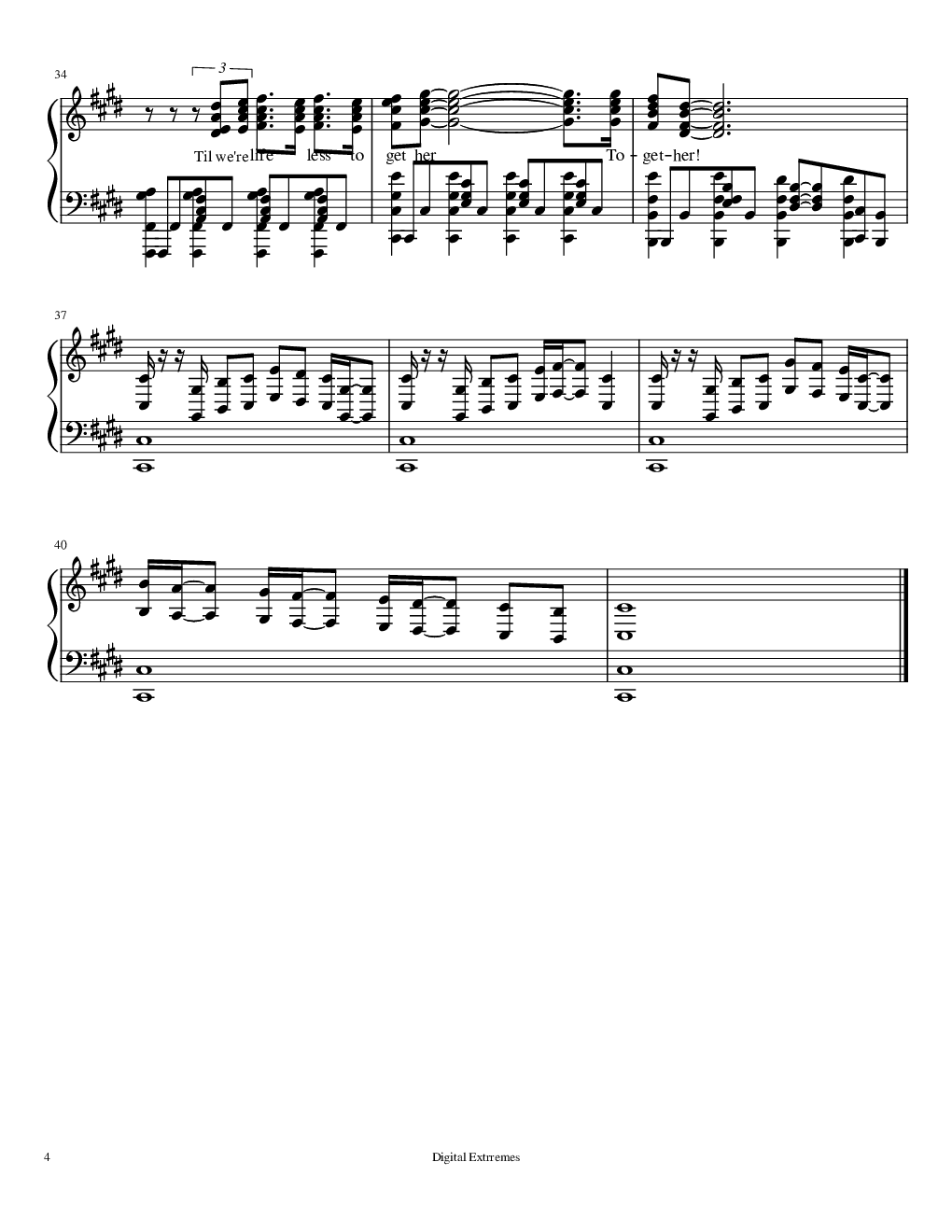 【warframe】we all lift together钢琴谱-fireball-虫虫乐谱