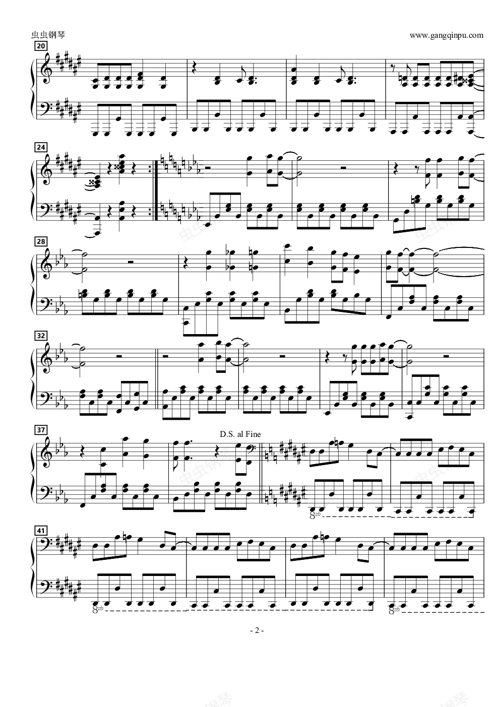 五月雨20ラブ,五月雨20ラブ钢琴谱,五月雨20ラブf#/gb钢琴谱,五月雨20