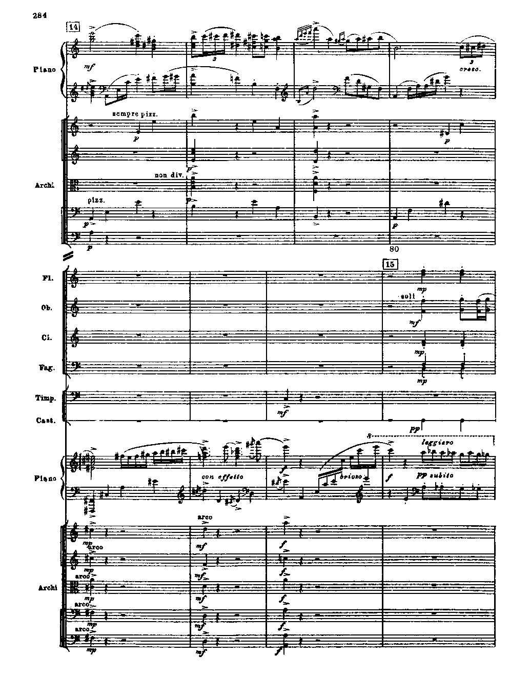 普罗科菲耶夫第三钢琴协奏曲总谱