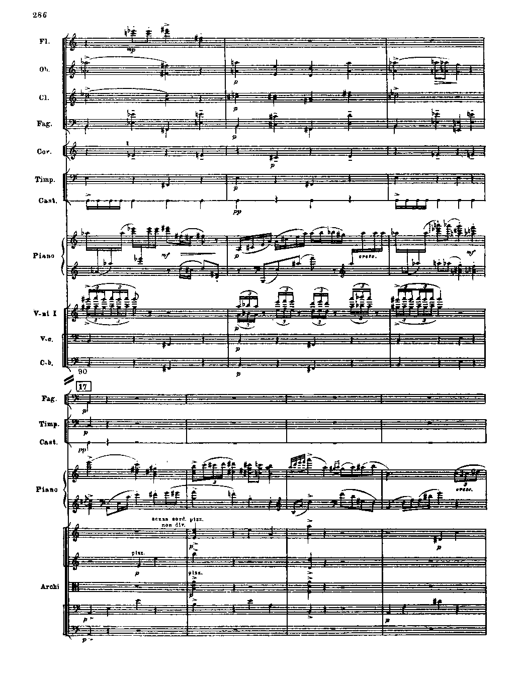 普罗科菲耶夫第三钢琴协奏曲总谱