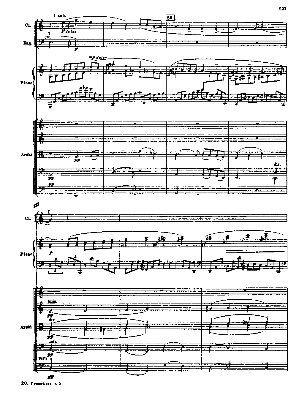 普罗科菲耶夫第三钢琴协奏曲总谱