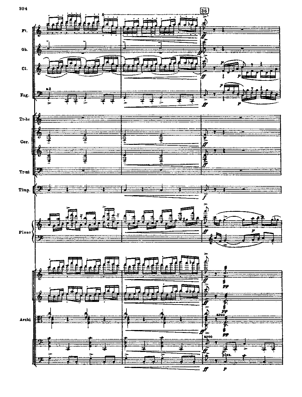 普罗科菲耶夫第三钢琴协奏曲总谱