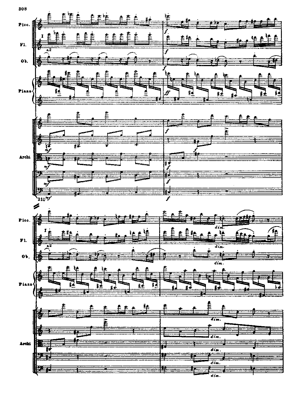 普罗科菲耶夫第三钢琴协奏曲总谱