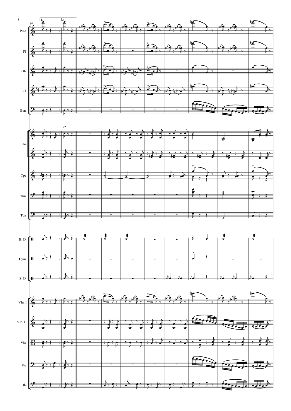 电闪雷鸣的快速波尔卡