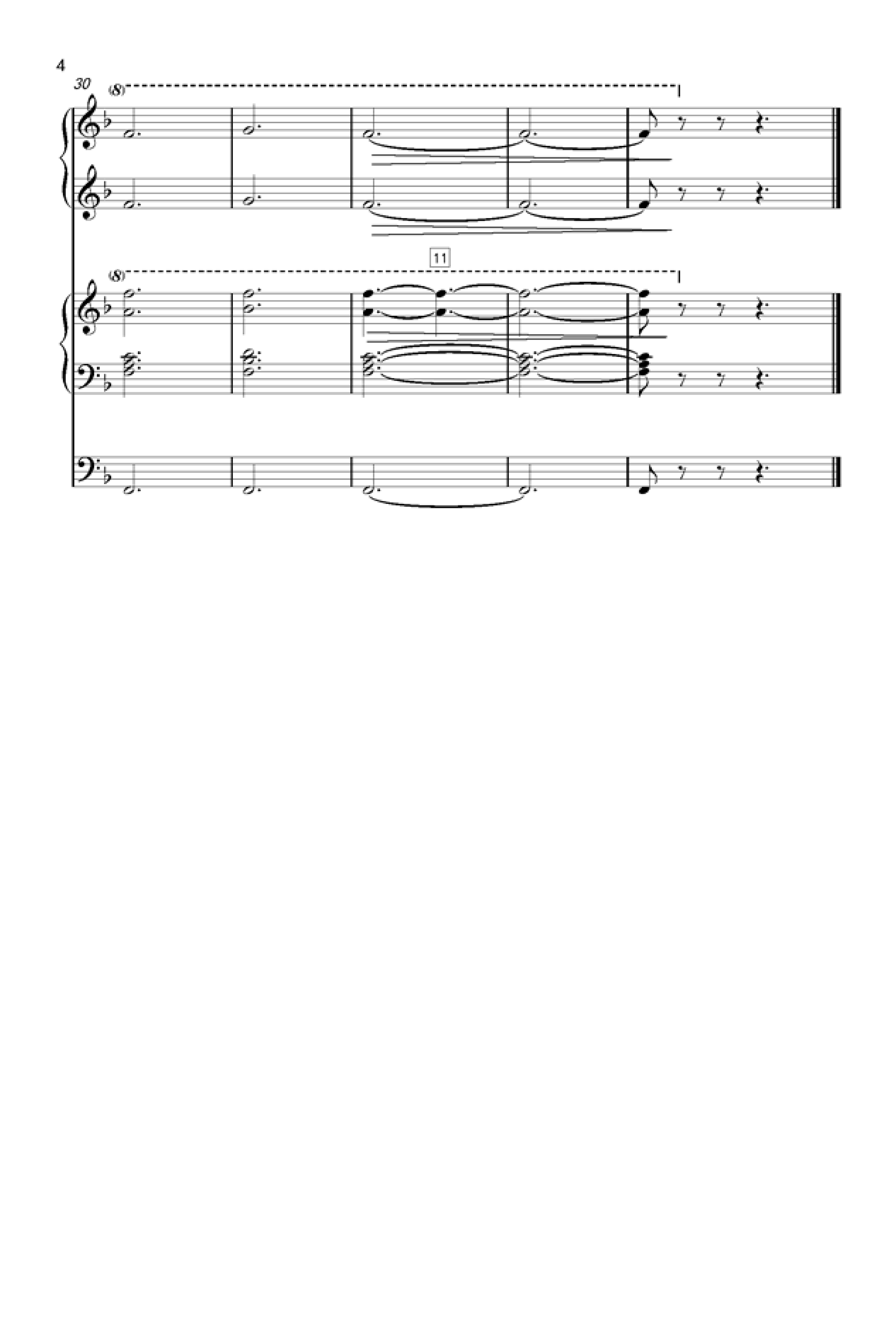 morning mood 晨景  幼儿钢琴 双排键协奏版 王秉坤改编
