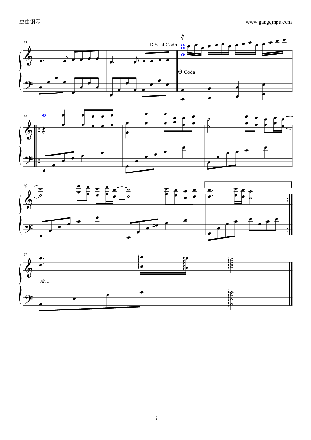冷雨夜（钢琴弹唱谱）
