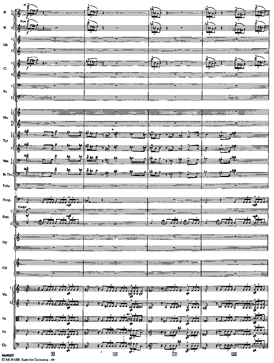 帝国进行曲总谱 The Imperial March Full Orchestra