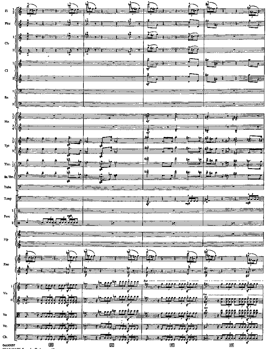 帝国进行曲总谱 The Imperial March Full Orchestra