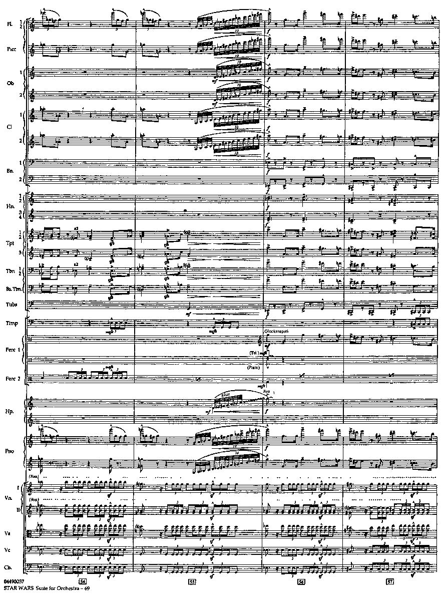帝国进行曲总谱 The Imperial March Full Orchestra