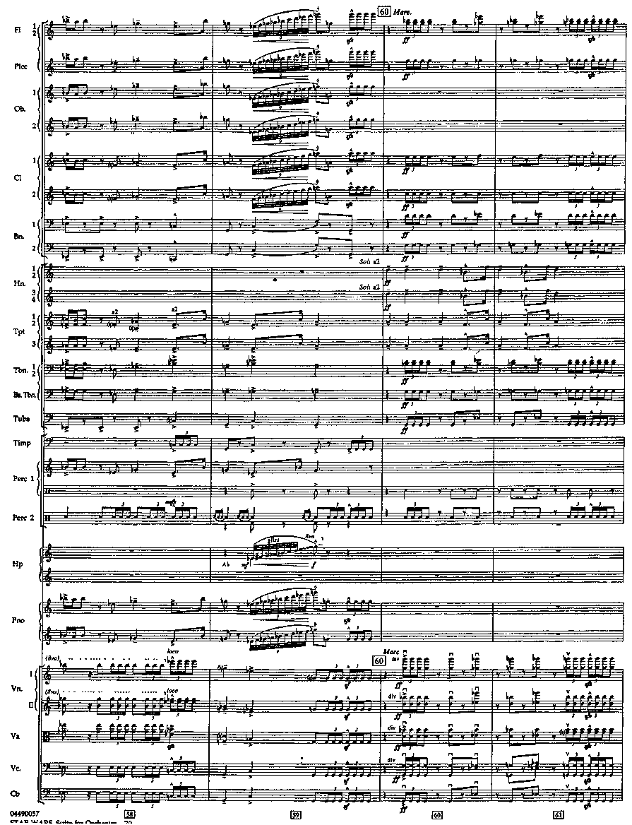 帝国进行曲总谱 The Imperial March Full Orchestra