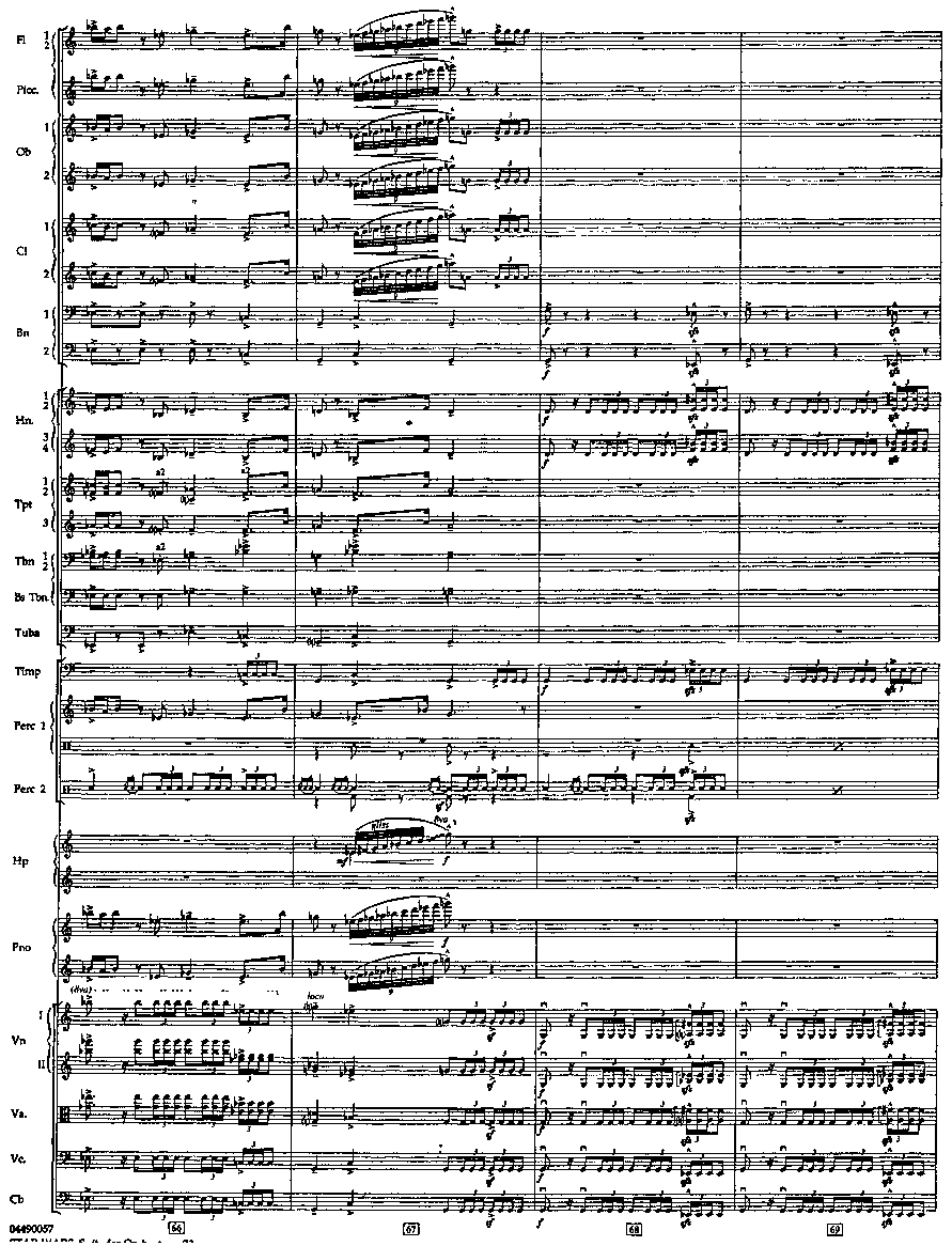 帝国进行曲总谱 The Imperial March Full Orchestra