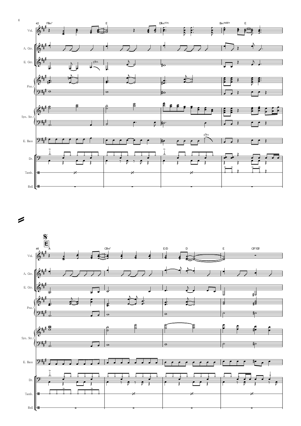 Snow Halation乐队伴奏总谱（官方）