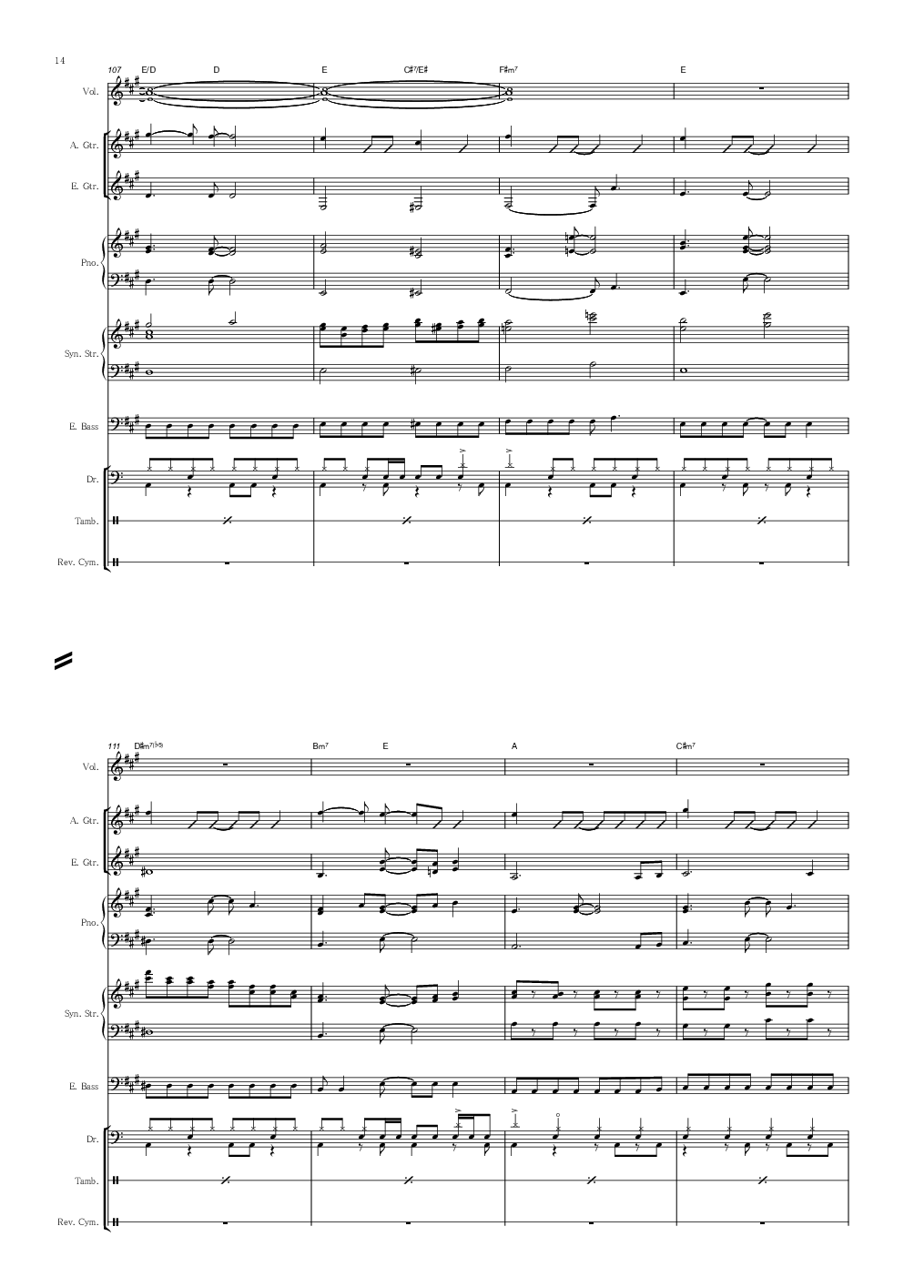 Snow Halation乐队伴奏总谱（官方）