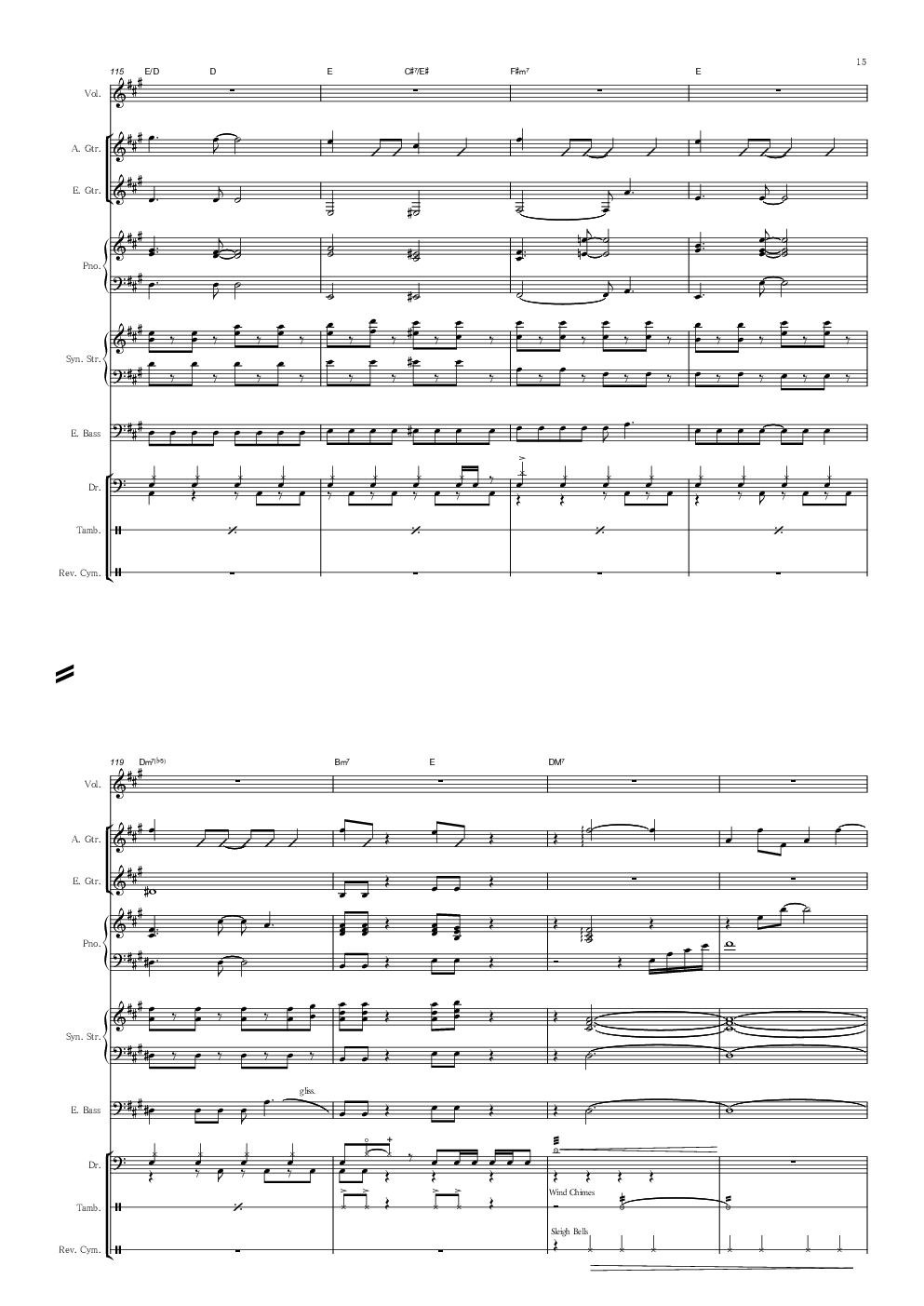 Snow Halation乐队伴奏总谱（官方）