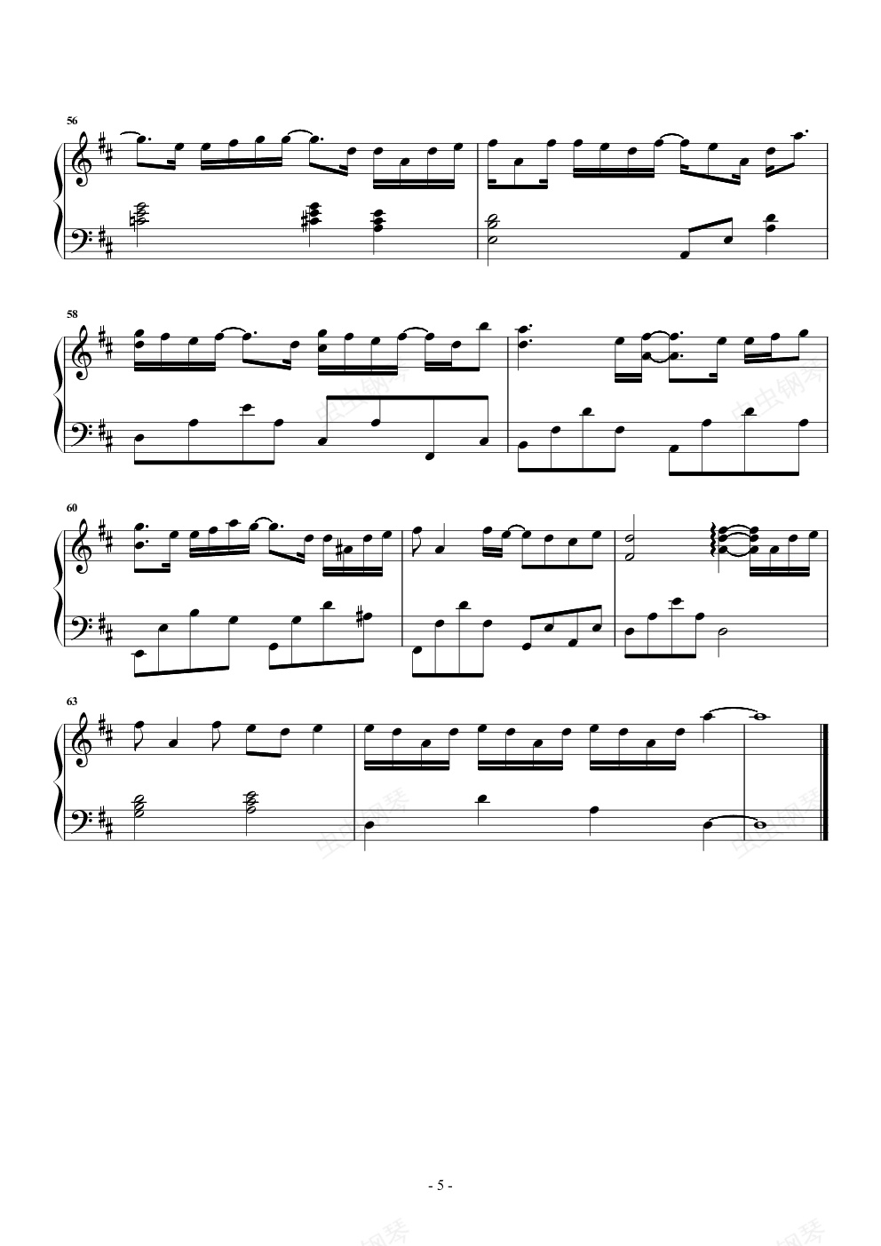 单向箭头,单向箭头钢琴谱,单向箭头d调钢琴谱,单向箭头钢琴谱大全
