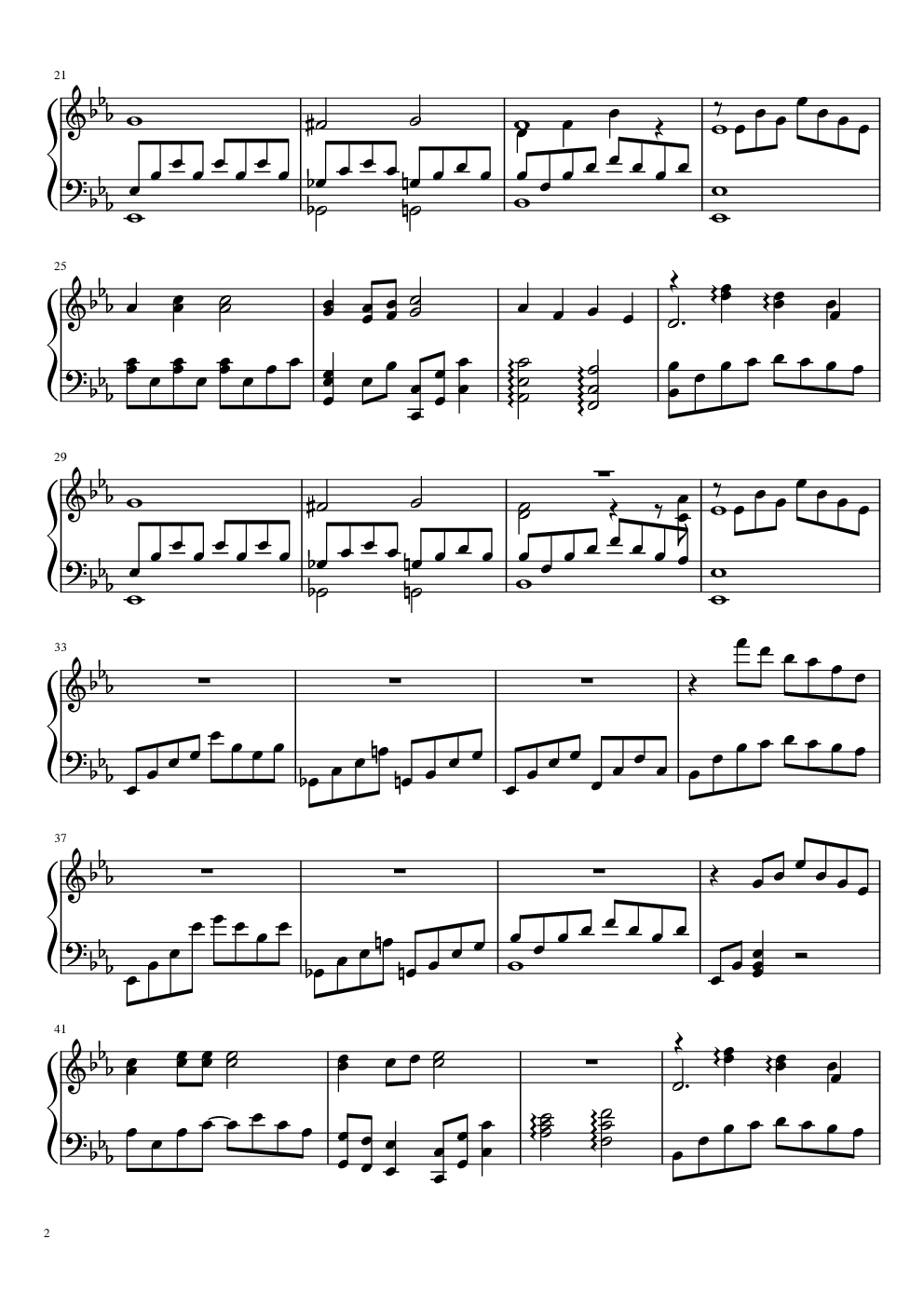 送别-奥德威曲钢琴伴奏
