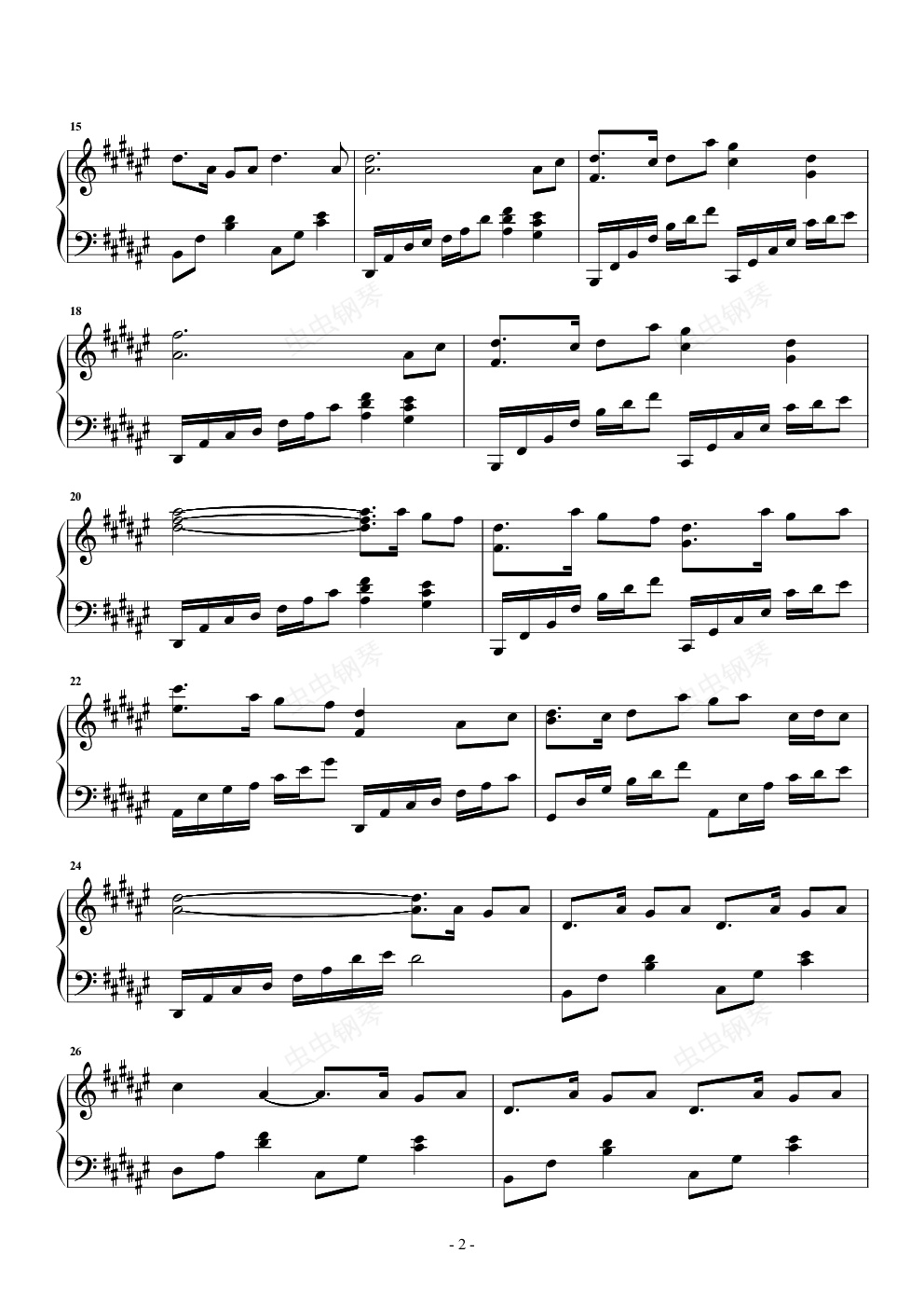 繁华梦 原声独奏,繁华梦 原声独奏钢琴谱,繁华梦 原声独奏多调钢琴谱