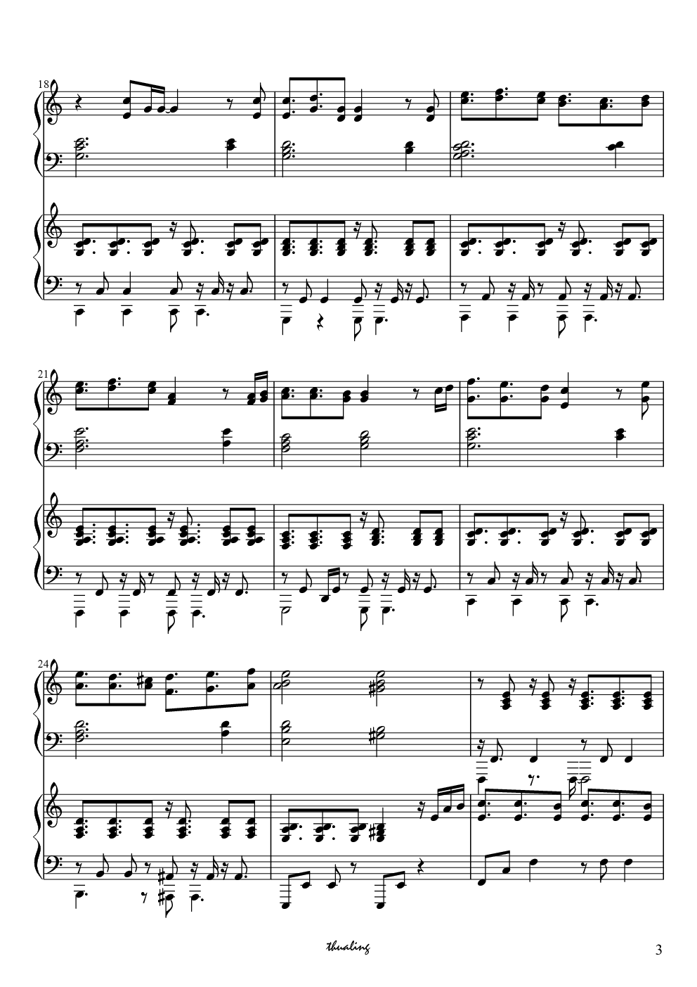 残酷天使的行动纲领 - 双钢琴爵士版（EVA OP）