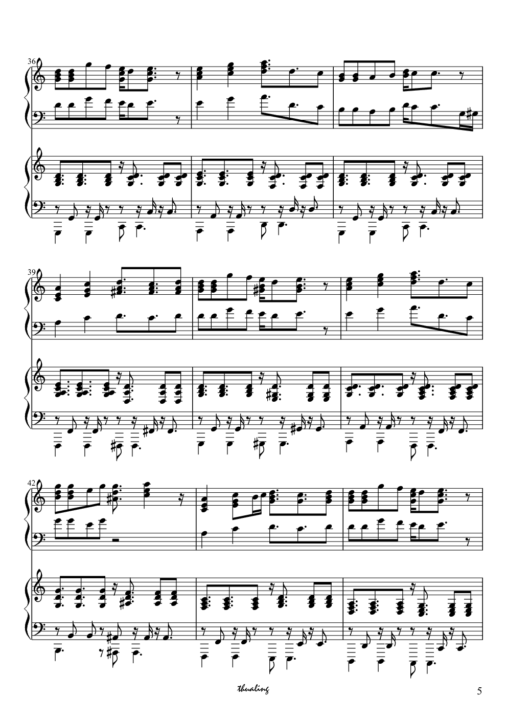 残酷天使的行动纲领 - 双钢琴爵士版（EVA OP）