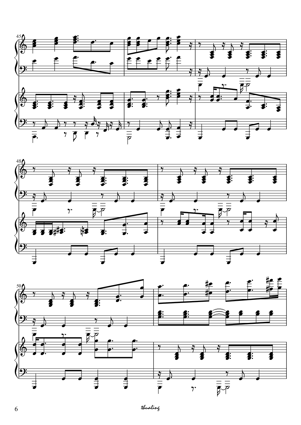 残酷天使的行动纲领 - 双钢琴爵士版（EVA OP）