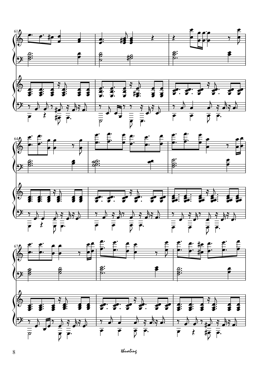 残酷天使的行动纲领 - 双钢琴爵士版（EVA OP）