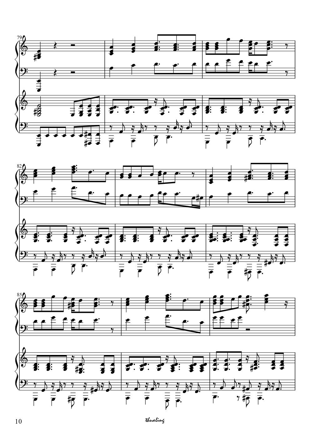 残酷天使的行动纲领 - 双钢琴爵士版（EVA OP）