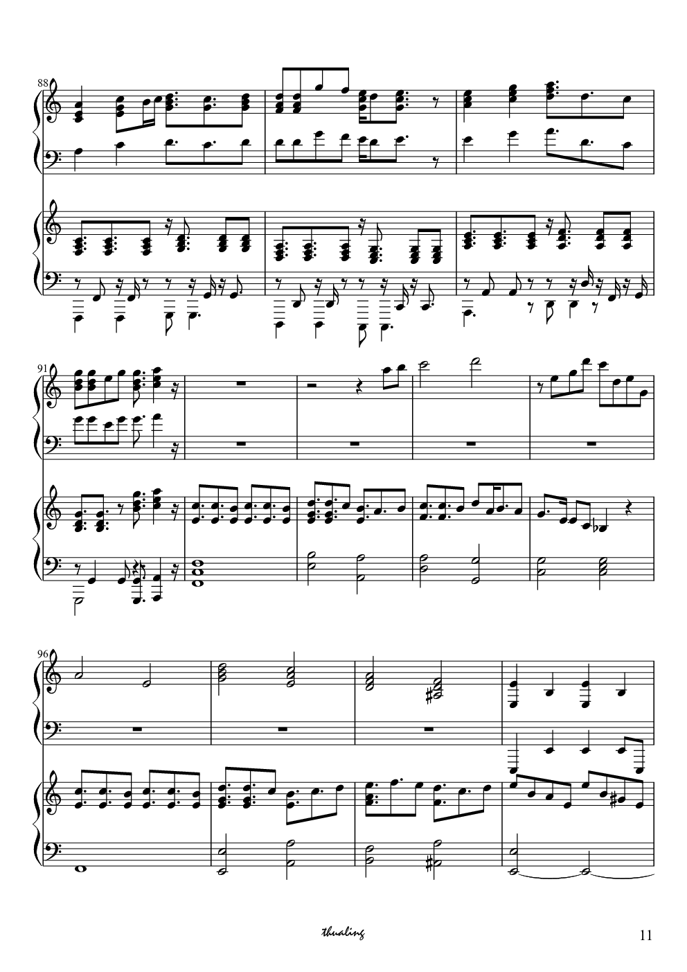 残酷天使的行动纲领 - 双钢琴爵士版（EVA OP）