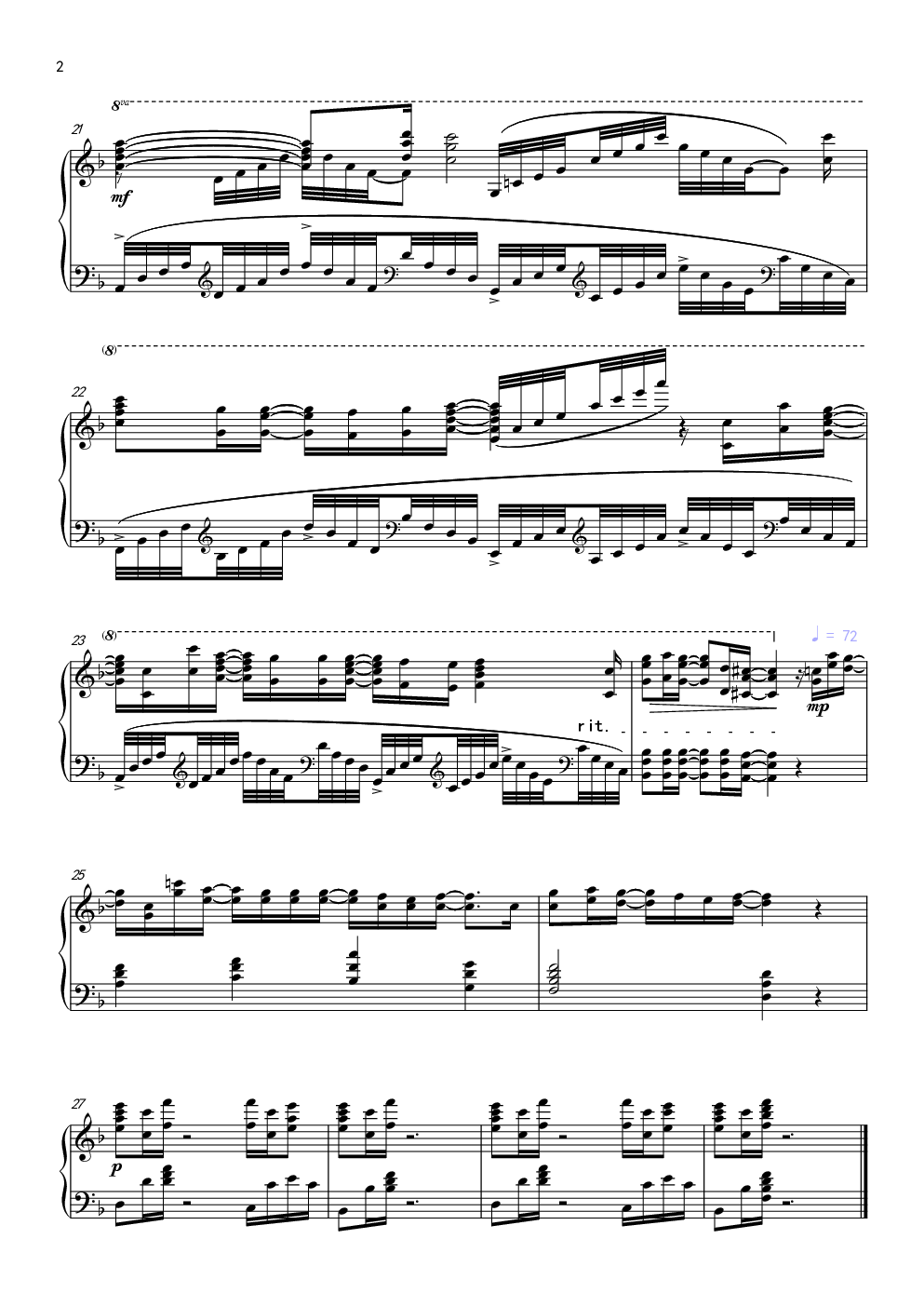 pray--杀戮天使ed钢琴谱-134****2657-虫虫乐谱