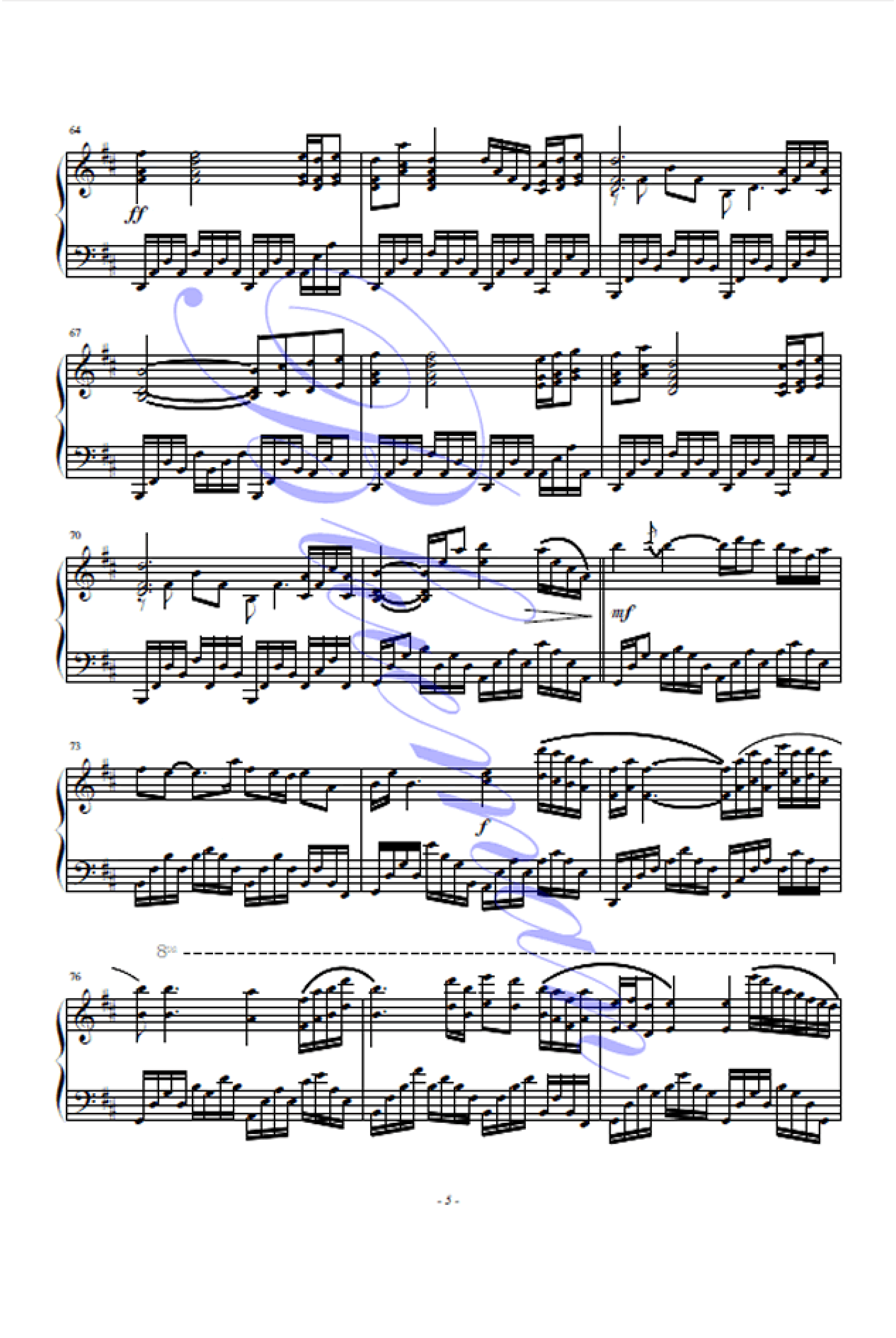 with an orchid - 和兰花在一起钢琴谱-blueman-虫虫乐谱