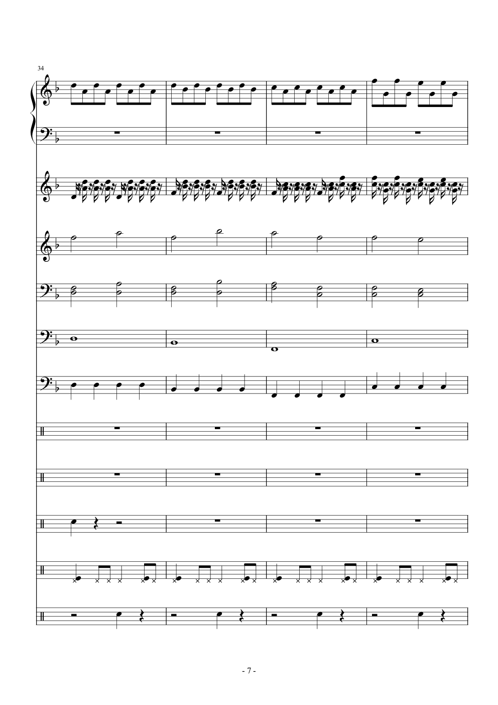 >>breath and life(总谱)