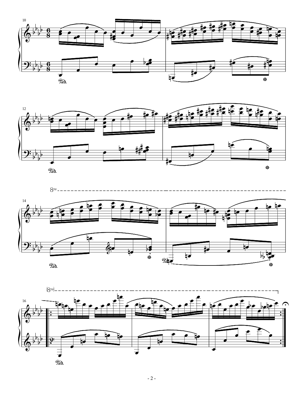 水彩画组曲-1. (f小调)