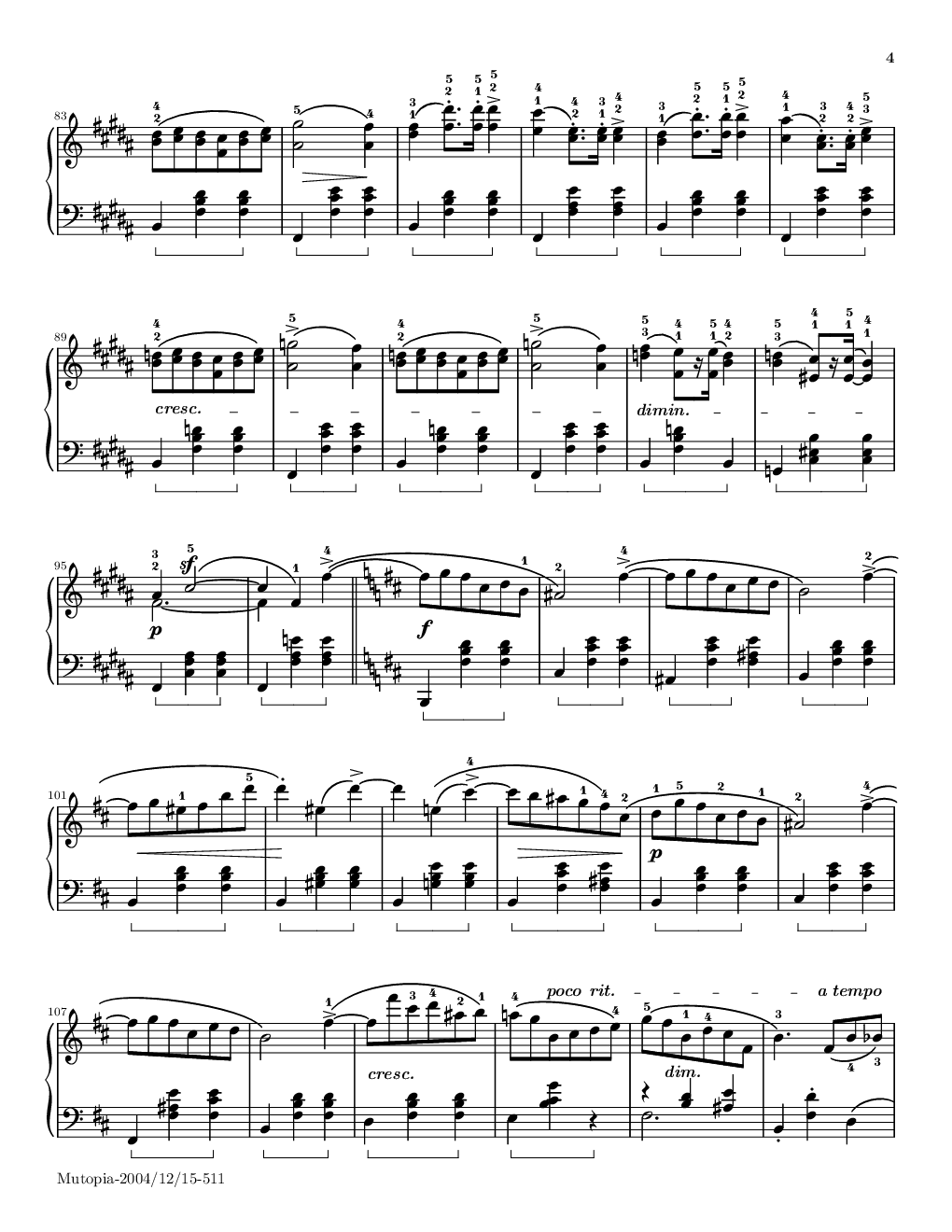 肖邦 圆舞曲 Waltz Op 69 N 2