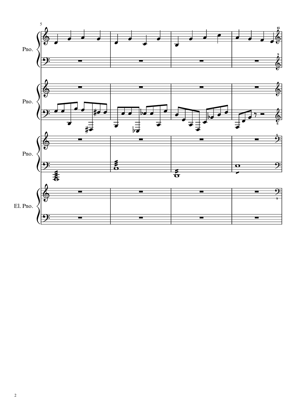 （毁电脑系列）黑乐谱