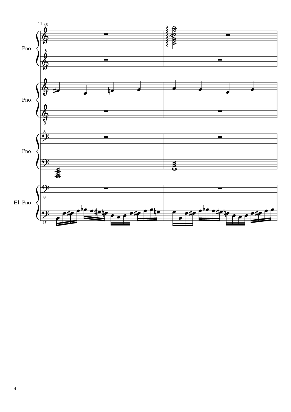 （毁电脑系列）黑乐谱