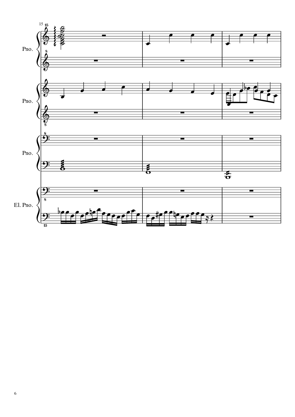 （毁电脑系列）黑乐谱