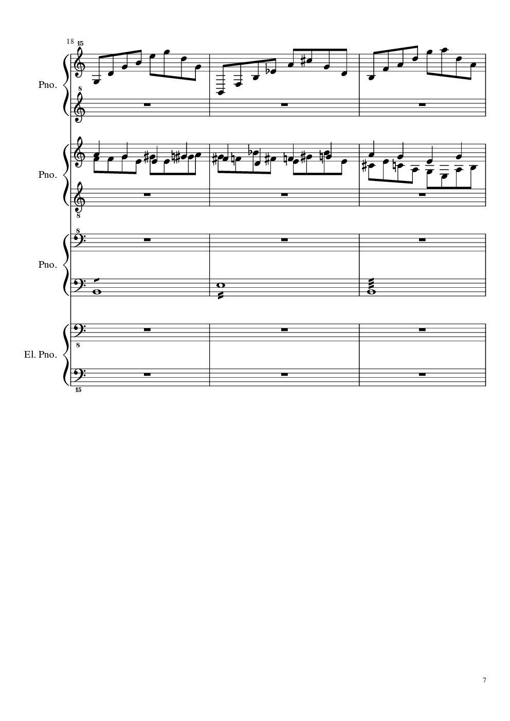 （毁电脑系列）黑乐谱